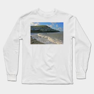 New Quay, Cardiganshire, February 2020 Long Sleeve T-Shirt